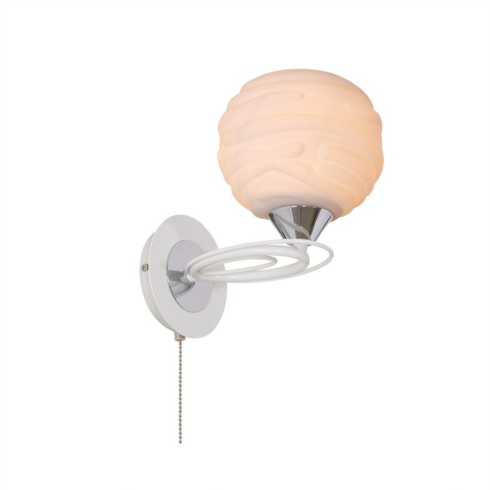 Бра CL168310 "Николь" 1x100W E27 белый 23x23x16,5 см