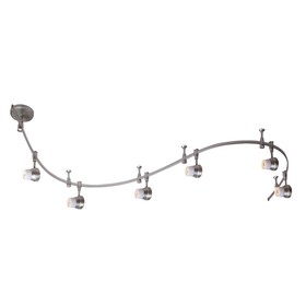 

Светильник трек CL561161 «Трек Акцент» 6x50W GU10 серебро 11x200x26,5 см