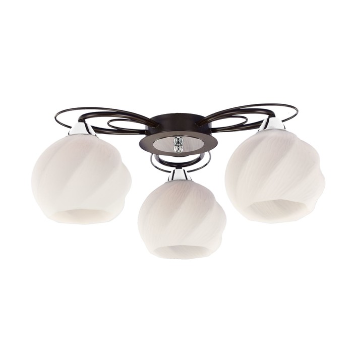 Люстра CL168135 "Николь" 3x100W E27 венге 60x60x20 см