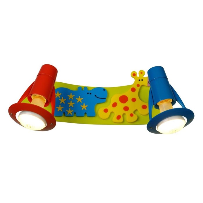 Бра "Зоопарк" 2x60W E14(R50)  11x28x10 см