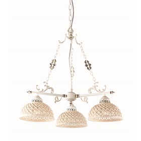 

Люстра CL415131 "Трензадо" 3x75W E27 белый 61x61x60 см