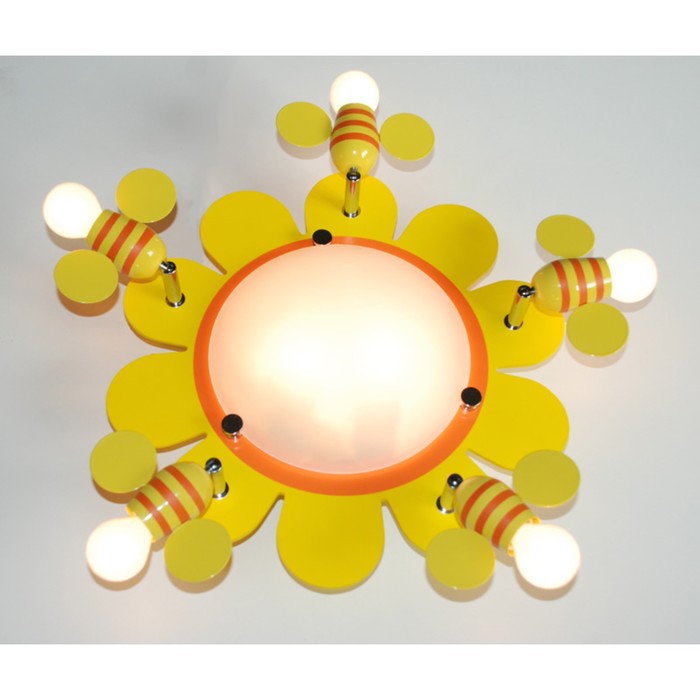 Потолочный светильник CL603173 "Пчелки" 7x60W E14  50x50x11 см
