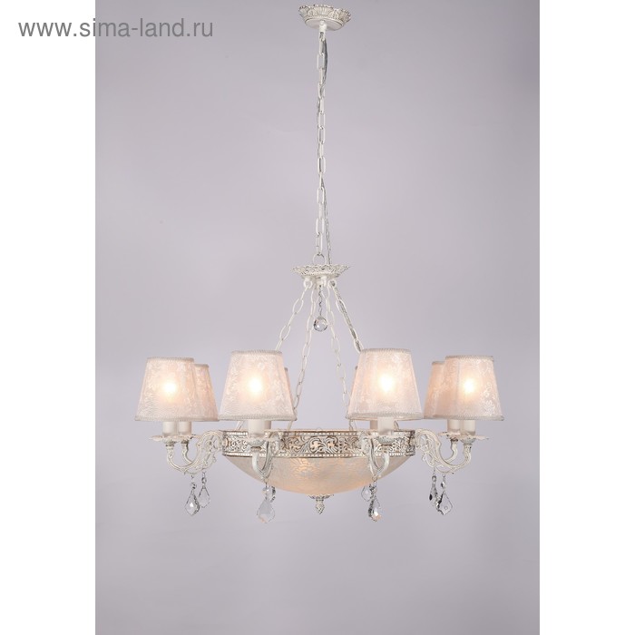 

Люстра CL424181 «Бельведер» 11x40W E14 бел./золото 80x80x51 см
