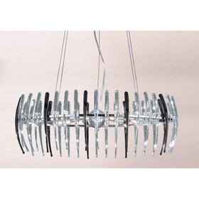 

Люстра CL252102 "Арго" 10x20W G4 черн./прозр. 71x72x40 см