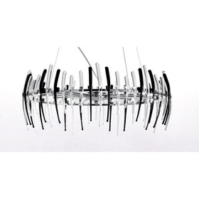 

Люстра CL252152 "Арго" 15x20W G4 черн./прозр. 80x80x42 см