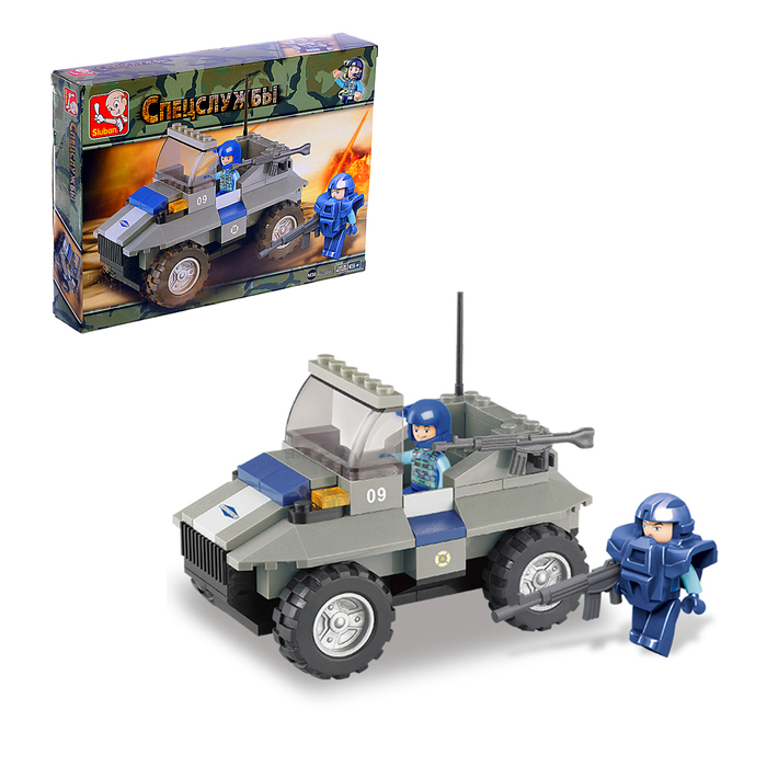 Конструктор «Военный спецназ: Джип», 103 детали
