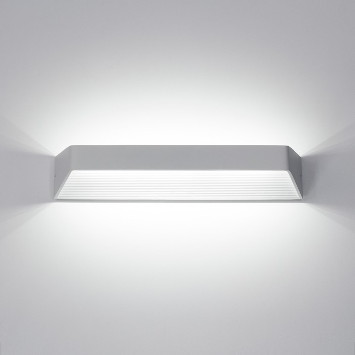 Бра "Декарт" 12x1W LED 3000K белый 10x43x7,8 см