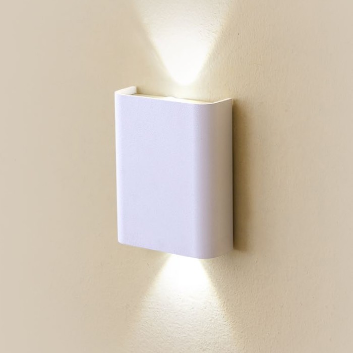 Бра "Декарт" 2x3W LED 3000K белый 3x9x10,8 см
