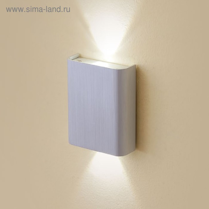 фото Бра "декарт" 2x3w led 3000k алюминий 3x9x10,8 см citilux