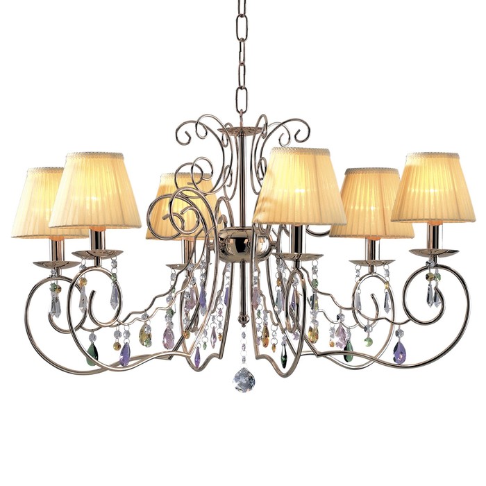 Люстра CL307162 "Фиона" 6x60W E14 золото 80x80x70 см