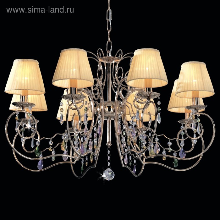 

Люстра CL307182 «Фиона», 8x60W E14, золото 80x80x70 см