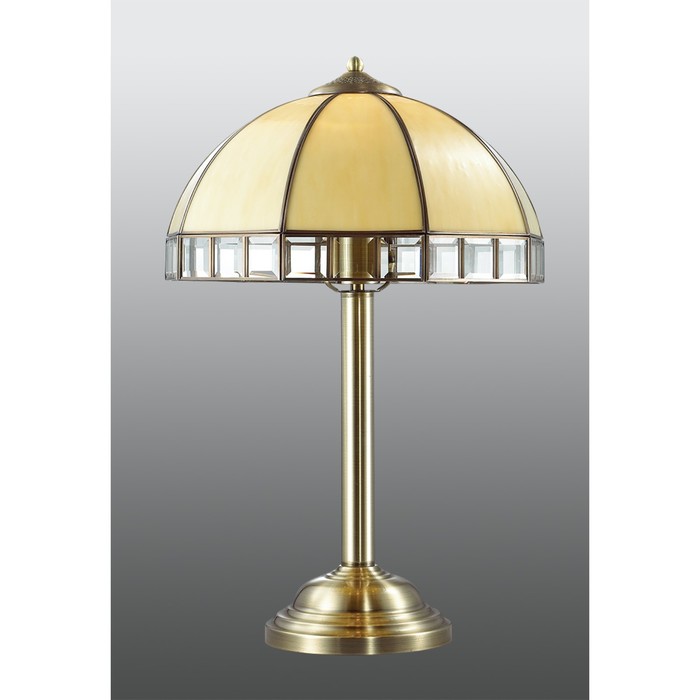 Настольный светильник CL440811 "Шербург-1" 5x60W E14 беж./прозр. 47x47x42 см