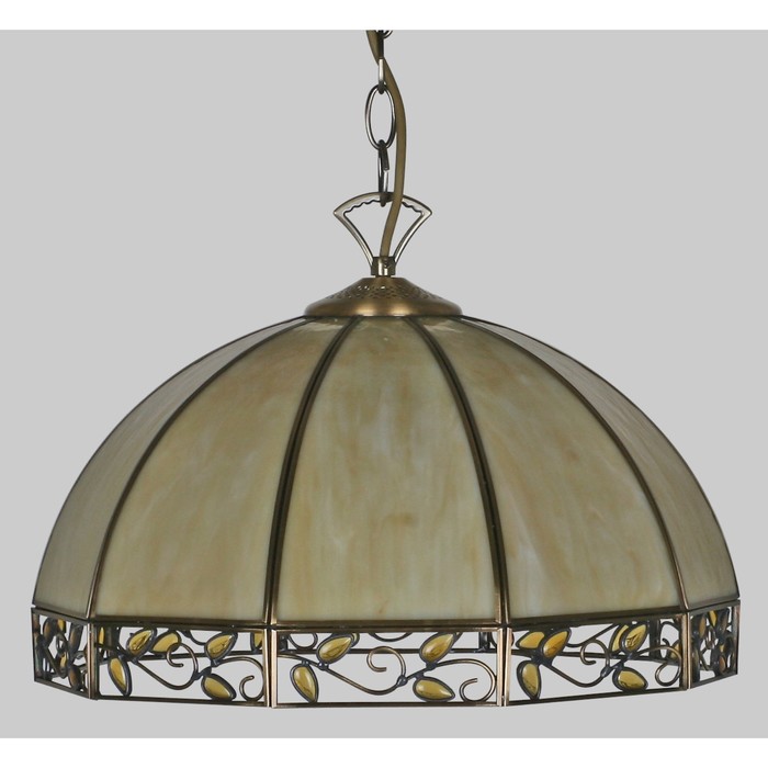 Светильник "Шербург-2" 1x75Вт E27 бежевый, янтарь 405x405x365см