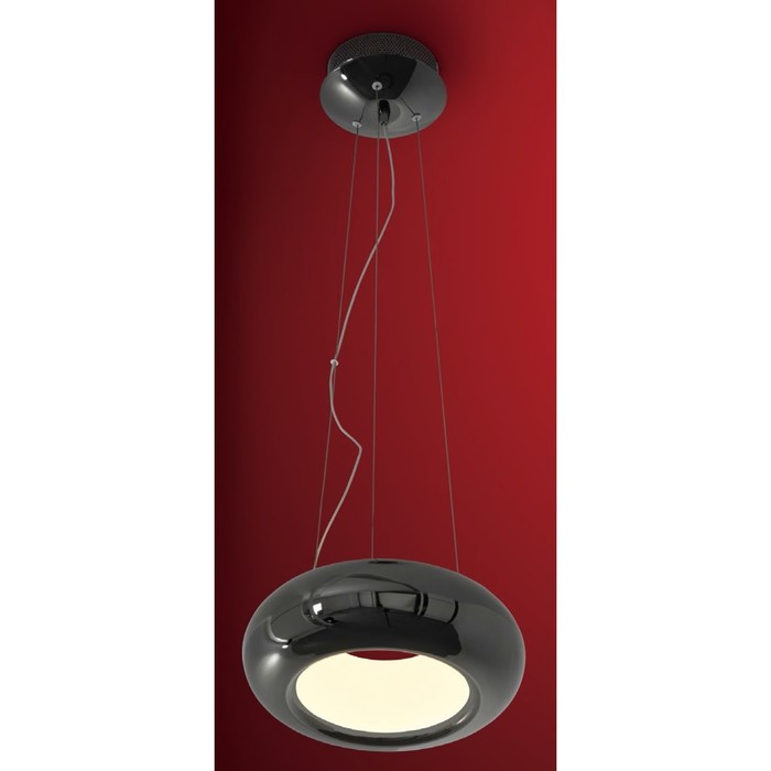 Люстра подвес "Орбита" 10x1W LED 3000K черн.хром 25x25x30 см