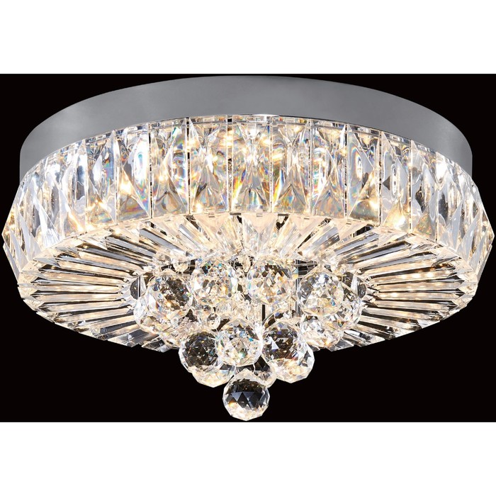 Люстра CL320111 "Спектра" 56x1W LED 3000K хром 42x42x22 см