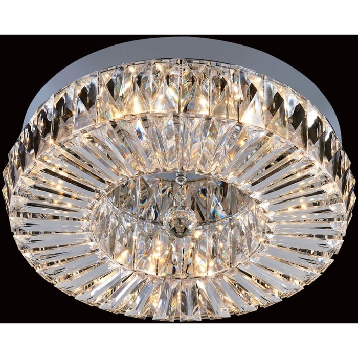 Люстра CL320211 "Спектра" 40x1W LED 3000K хром 42x42x14 см