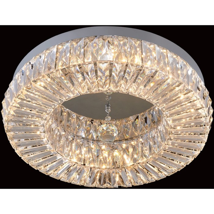 Люстра CL320221 "Спектра" 56x1W LED 3000K хром 52x52x14 см