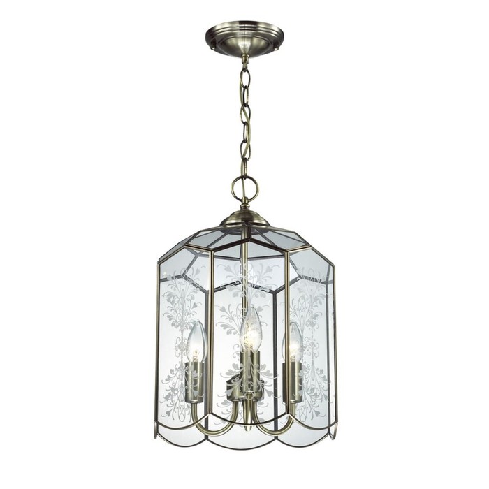 Светильник "Витра-2" 3x60Вт E14 бронза 28x28x50см