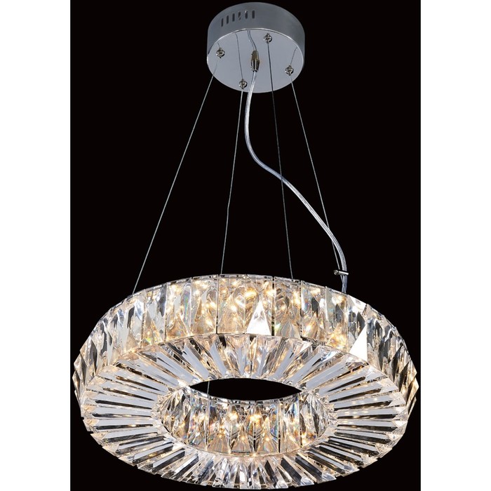 Люстра подвес "Спектра" 40x1W LED 3000K хром 42x42x50 см