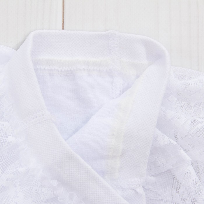 Колготки для девочки с ажурной юбочкой К7-2 цвет белый, рост 80-86