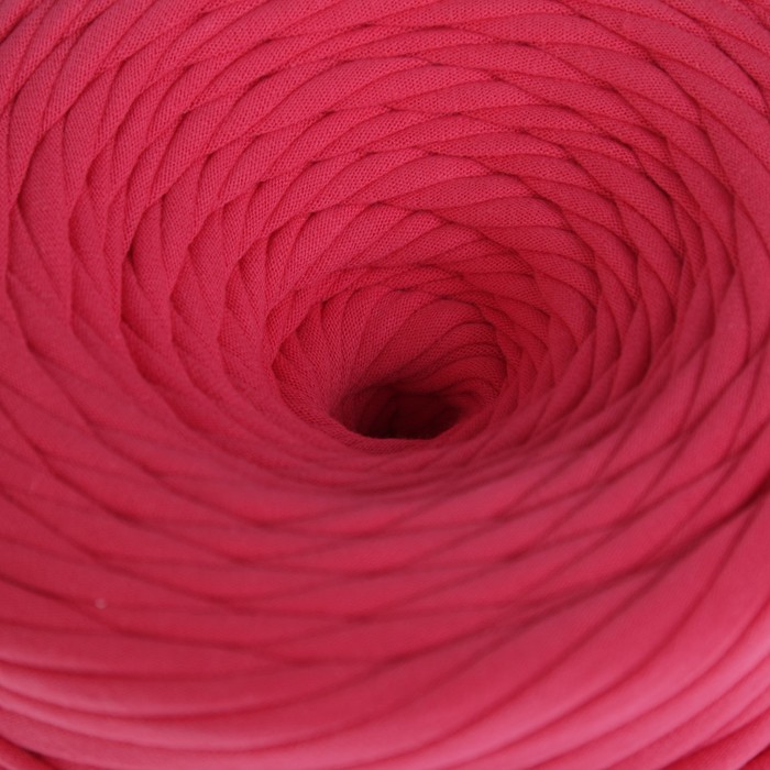 Пряжа трикотажная широкая KNITKA 100м/300гр , ширина 7-9 мм (теплый роз.)