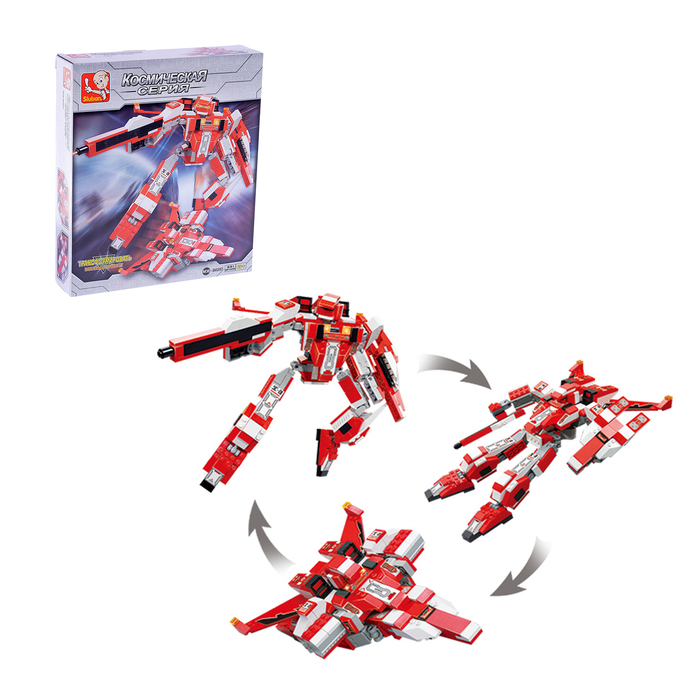 Конструктор «Трансформер-самолёт», 331 деталь