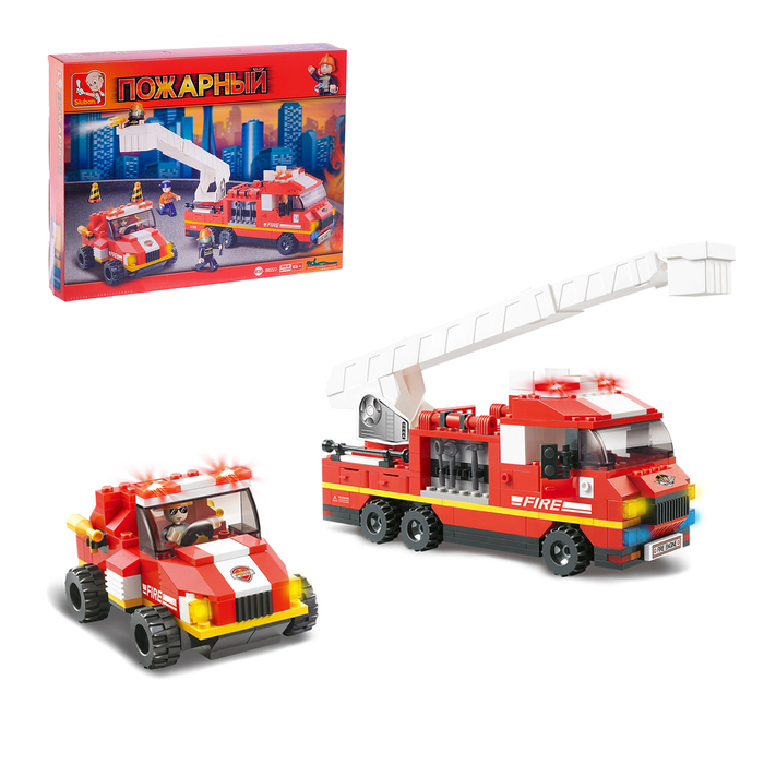 Конструктор «Пожарная бригада», 363 детали