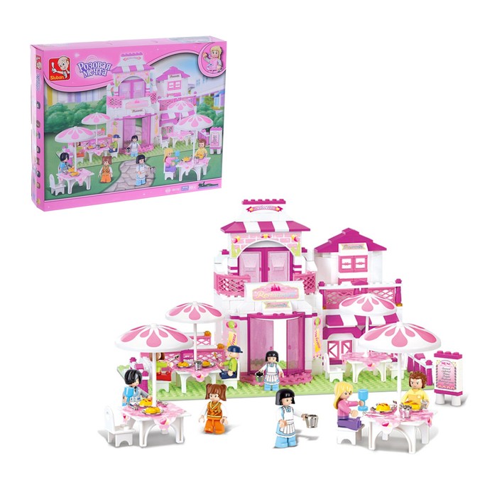 Конструктор «Розовая мечта: домик», 306 деталей конструктор розовая мечта кошачий домик на дереве 82 детали