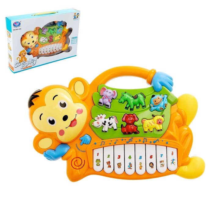 Музыкальная игрушка-ионика «Обезьянка», световые и звуковые эффекты, МИКС