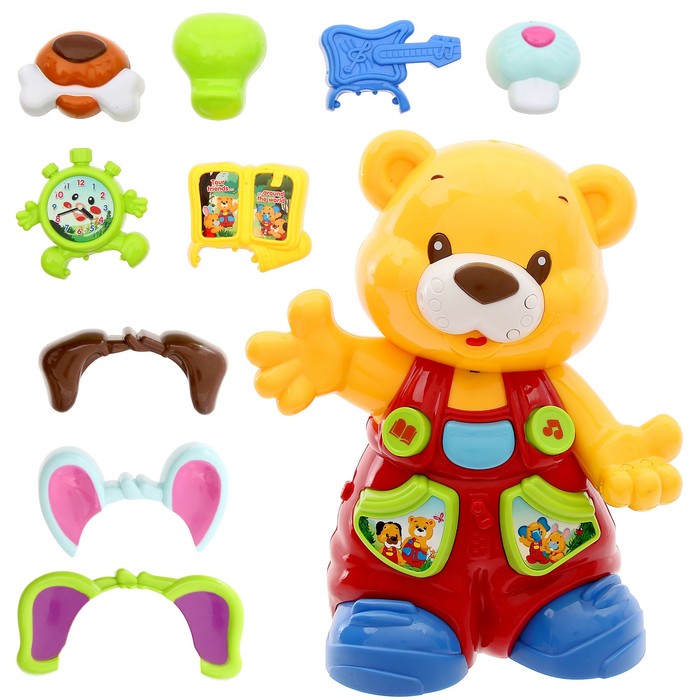 Обучающая игрушка «Мишутка», разговаривает на английском, МИКС