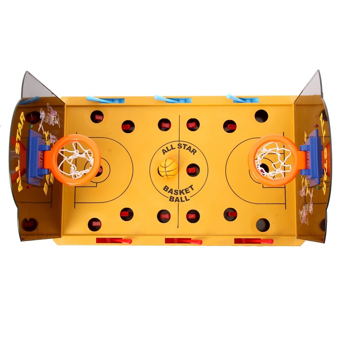 Настольный баскетбол "Высшая лига", с элекронным подсчетом очков, 2 игрока, световые и звуковые эффекты, работает от батареек