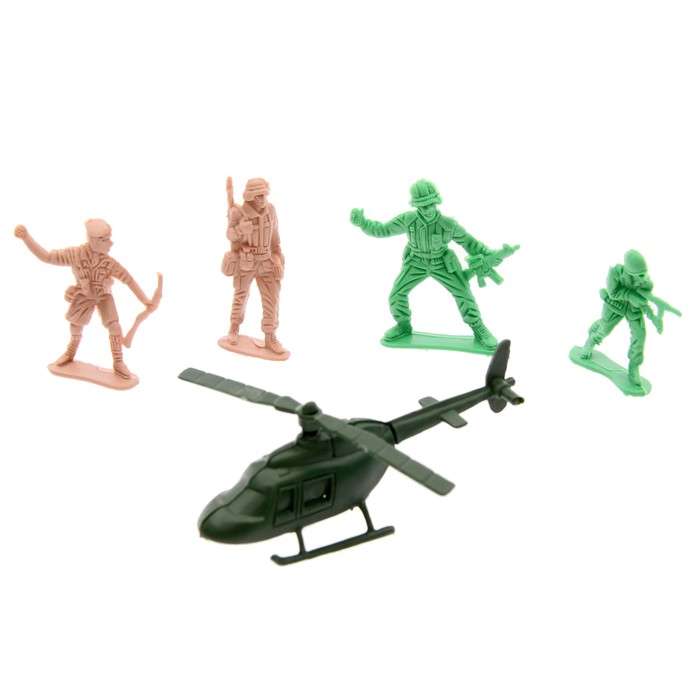 Набор солдатиков с самолётом, МИКС