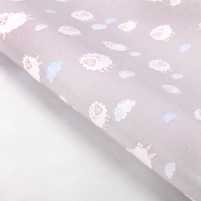Бумага упаковочная глянцевая "Овечки", 70 х 100 см