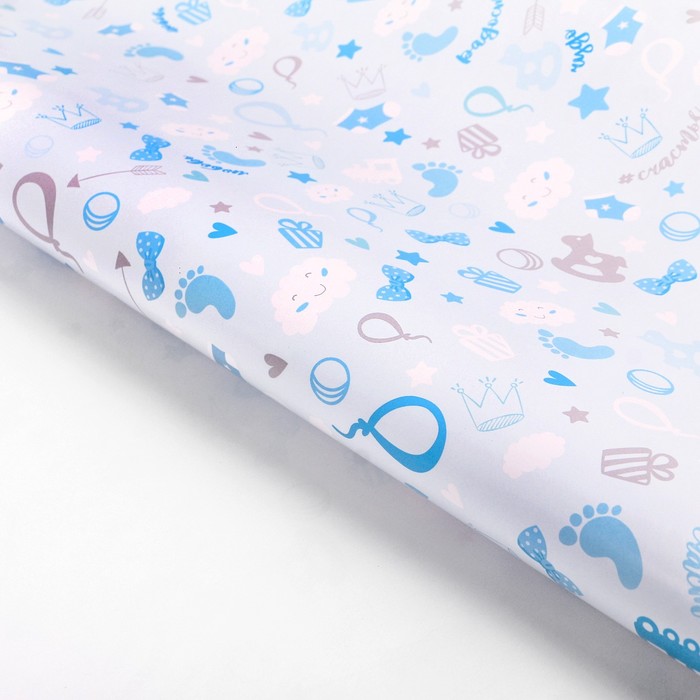 Бумага упаковочная глянцевая "Маленький принц", 70 х 100 см