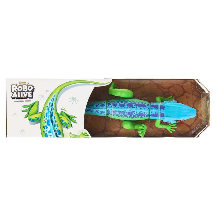Интерактивная игрушка "Робо-ящерица", работает от батареек