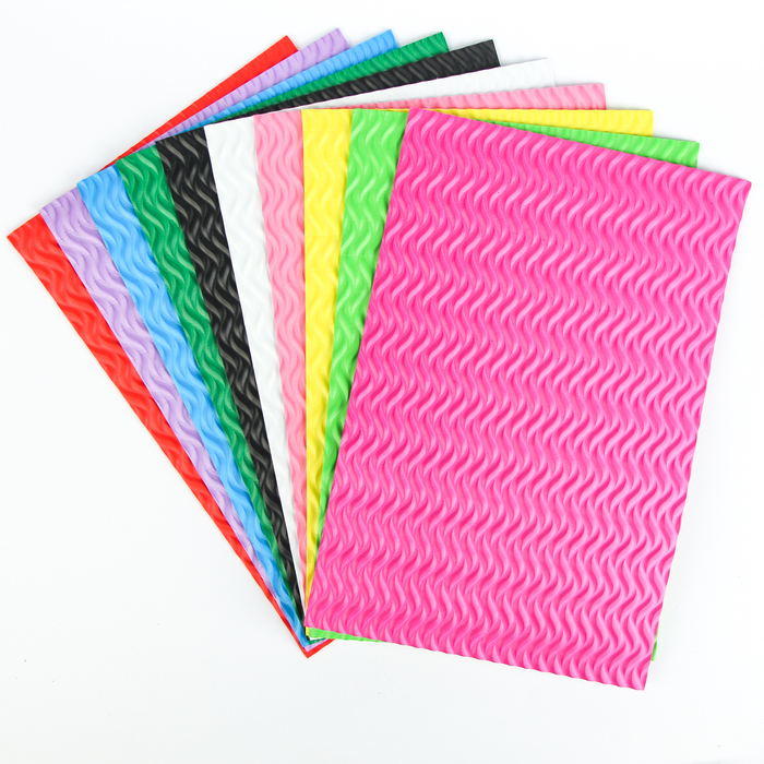 Набор "Пенка волны", формат А4, 10 листов, 10 цветов, толщина 2 мм
