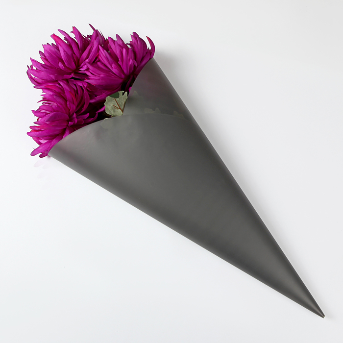 Пленка для цветов круглая, серый, 60 х 60 см