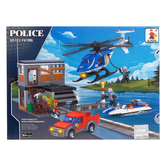 Конструктор Полиция «Погоня», 476 деталей