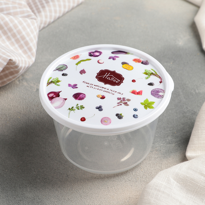 Ланч-бокс 500 мл "Фрукты-ягоды", 11,5х7 см