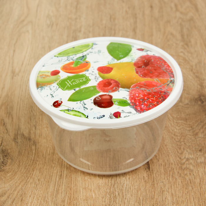 Ланч-бокс 1 л "Фрукты-ягоды", 15х9 см