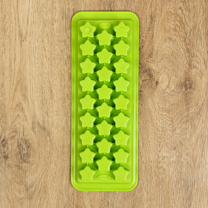 Форма для льда и шоколада "Звезды", 26 ячеек, цвета МИКС