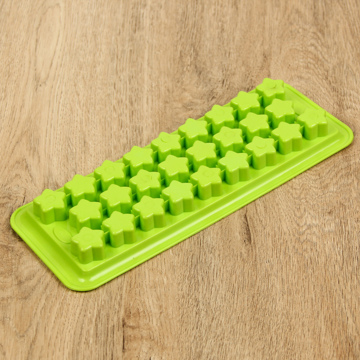 Форма для льда и шоколада "Звезды", 26 ячеек, цвета МИКС