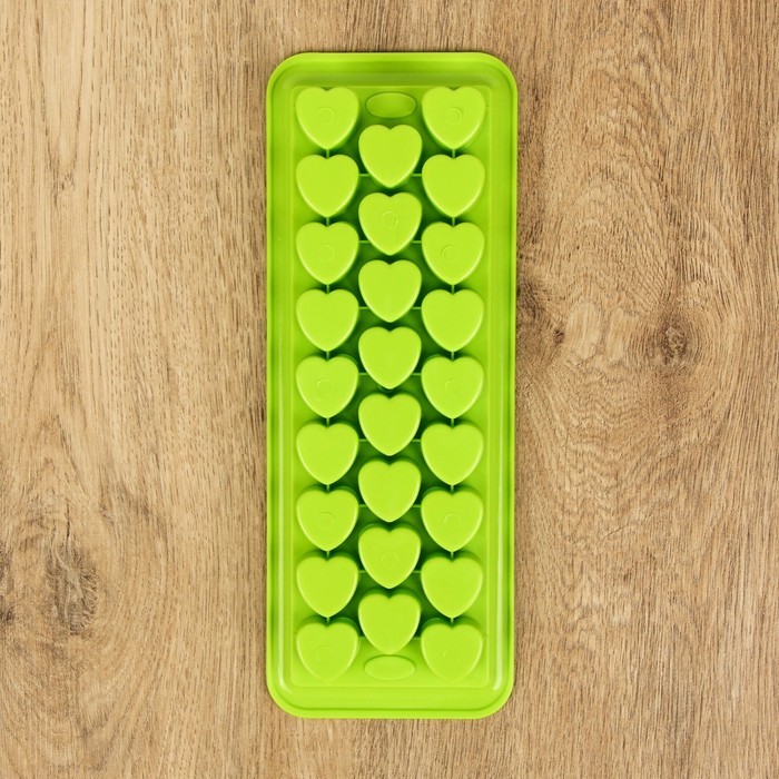 Форма для льда и шоколада "Сердечки", 26 ячеек, цвета МИКС