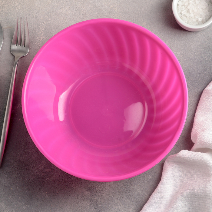 Салатник 1,7 л "Торнадо", цвета МИКС