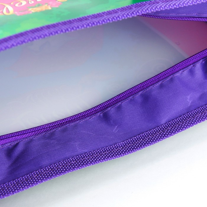 Папка формат А4 на молнии с ручками рисунок Киски МИКС