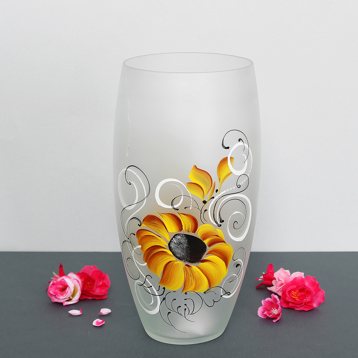 Ваза "Колокол Подсолнух" 13х30 см