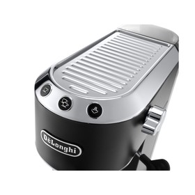 Кофеваркa DeLonghi EC 685 BK, рожковая, 1300 Вт, 1.1 л, серебристо-чёрная от Сима-ленд