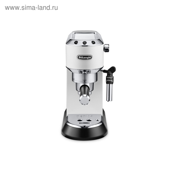 Кофеваркa DeLonghi EC 685 W, рожковая, 1300 Вт, 1.1 л, серебристо-белая