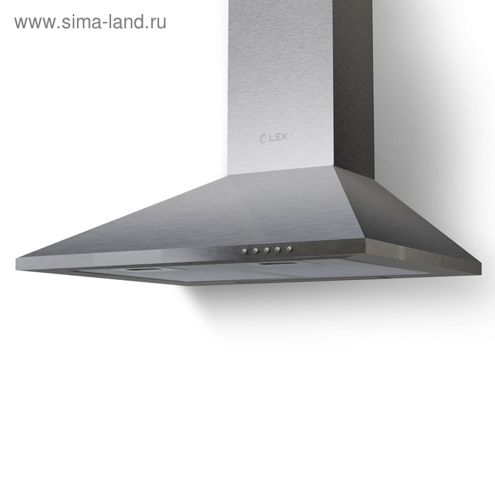 Вытяжка Lex BASIC 600 INOX каминная 680 м3ч 3 скорости 60 см серебристая 1189000₽