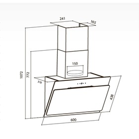 

Вытяжка Lex GLASS 600, наклонная, 800 м3/ч, 3 скорости, 60 см, чёрная